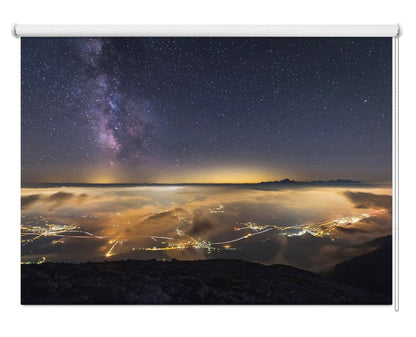 Milky Way Over Triglav Printed Picture Photo Roller Blind- 1X1182519 - Art Fever - Art Fever