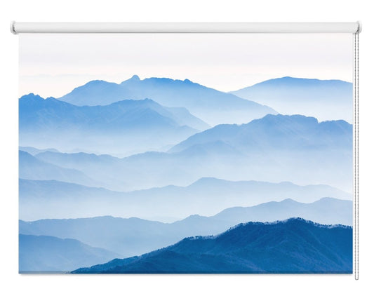 Misty Mountains Printed Picture Photo Roller Blind - 1X1275628 - Art Fever - Art Fever