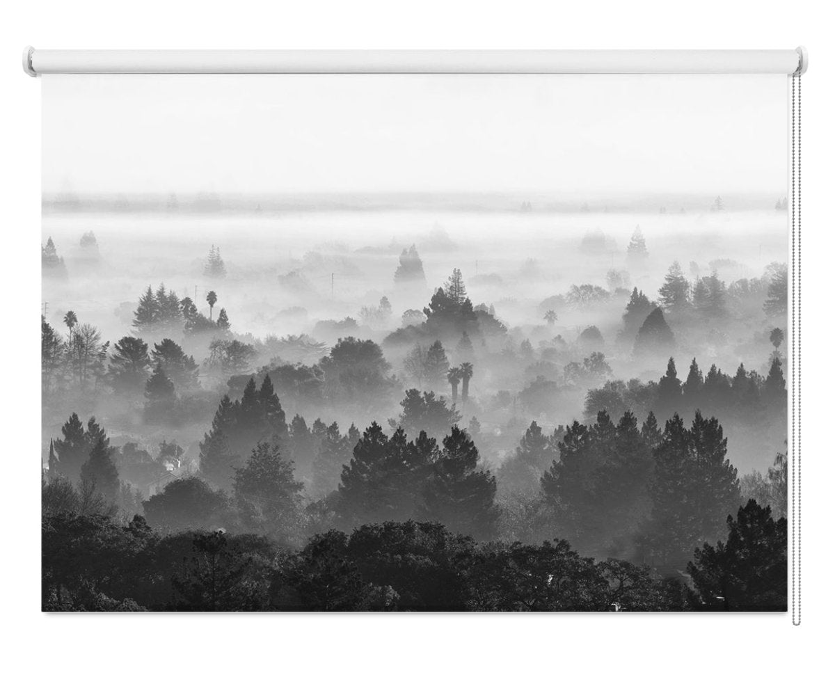 Misty Valley Printed Picture Photo Roller Blind - 1X2162555 - Art Fever - Art Fever
