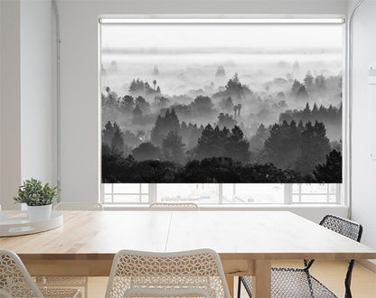 Misty Valley Printed Picture Photo Roller Blind - 1X2162555 - Art Fever - Art Fever