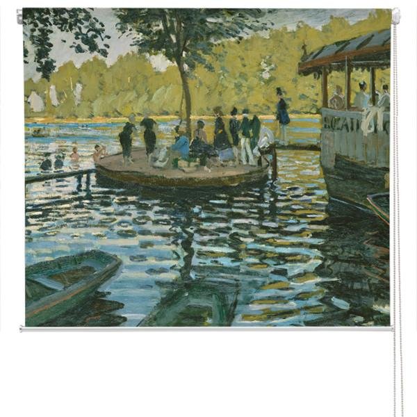 Monet Bain à la Grenouillère Art Printed Picture Photo Roller Blind - RB279 - Art Fever - Art Fever
