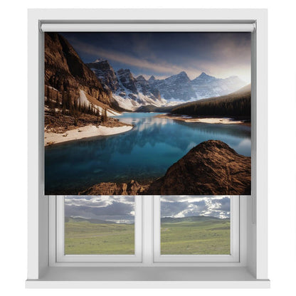 Moraine Lake Alberta Printed Picture Photo Roller Blind - 1X1481171 - Pictufy - Art Fever