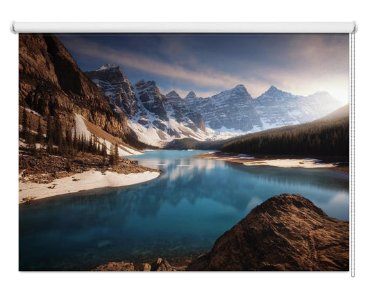 Moraine Lake Alberta Printed Picture Photo Roller Blind - 1X1481171 - Pictufy - Art Fever