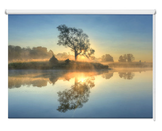 Morning Sunlight Reflection Printed Photo Roller Blind - 1X1331210 - Art Fever - Art Fever