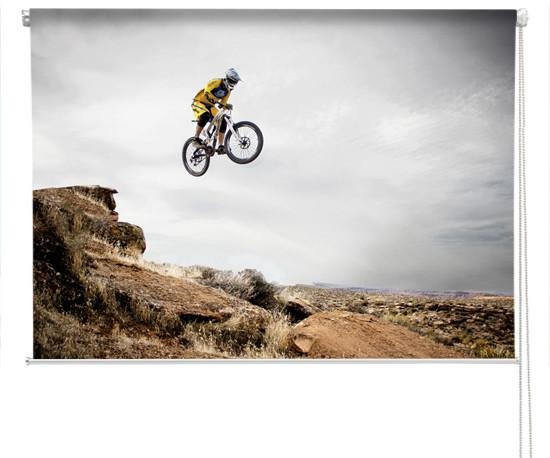 Mountain bike Air Printed Picture Photo Roller Blind - RB306 - Art Fever - Art Fever