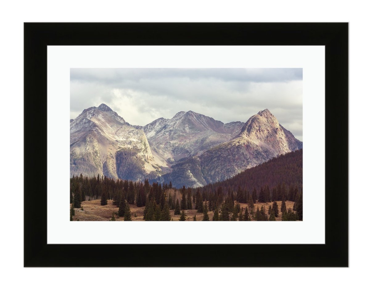 Mountain Landscape In Colorado Rocky Mountains Framed Mounted Print Picture - FP102 - Art Fever - Art Fever