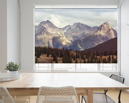 Mountain Landscape In Colorado Rocky Mountains Printed Picture Photo Roller Blind - RB1138 - Art Fever - Art Fever