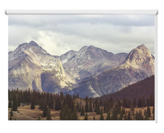 Mountain Landscape In Colorado Rocky Mountains Printed Picture Photo Roller Blind - RB1138 - Art Fever - Art Fever