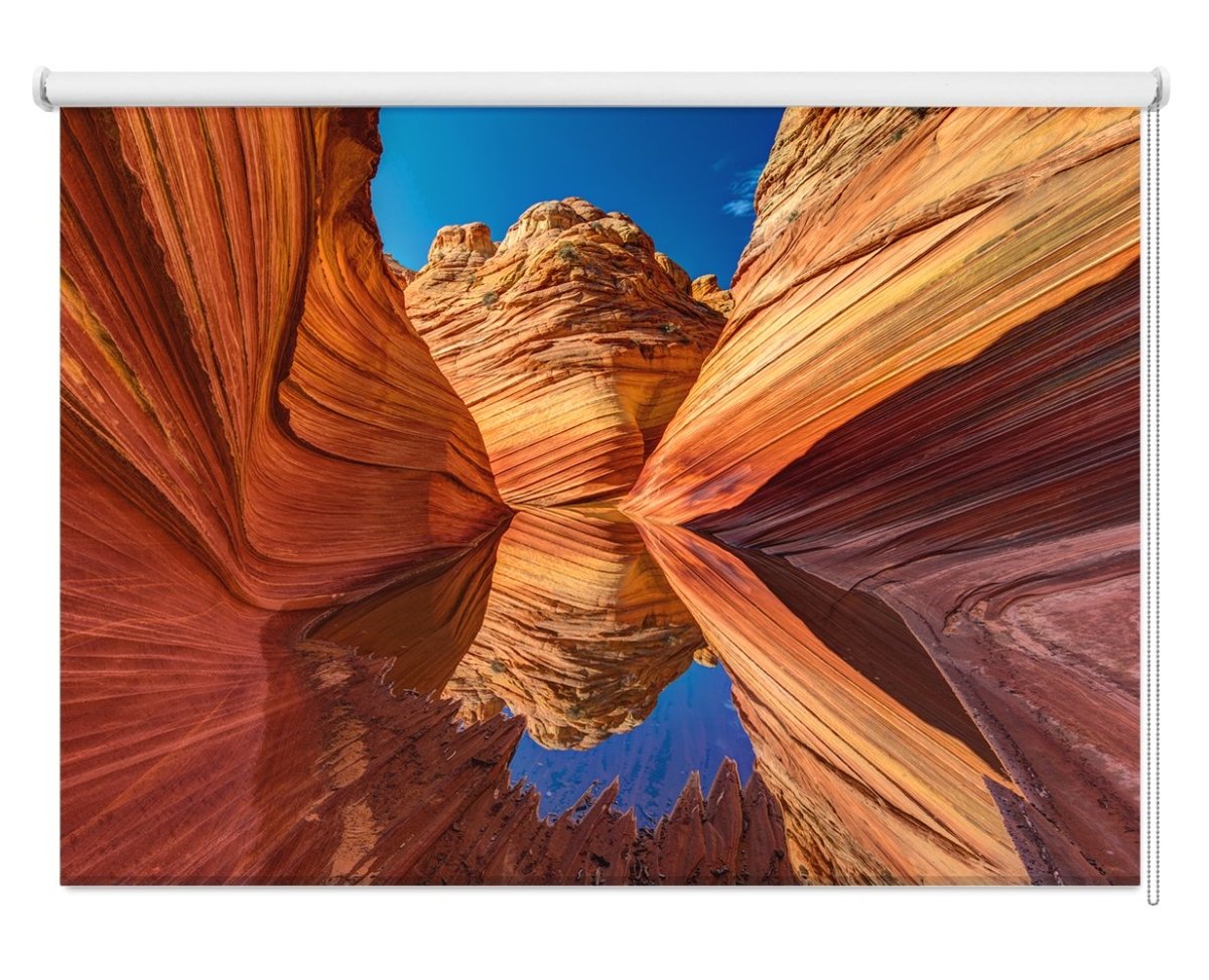 Mountain Reflection Printed Picture Photo Roller Blind - 1X286348 - Art Fever - Art Fever