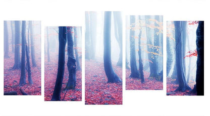 MPC9 - The Foggy Forest Multi Panel Canvas Print - Art Fever - Art Fever