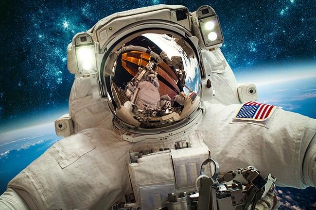Nasa Astronaut Space Selfie Printed Picture Photo Roller Blind - RB547 - Art Fever - Art Fever