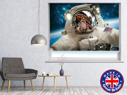 Nasa Astronaut Space Selfie Printed Picture Photo Roller Blind - RB547 - Art Fever - Art Fever