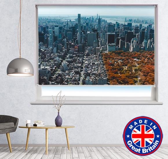 New York Central Park View Printed Picture Photo Roller Blind - RB545 - Art Fever - Art Fever
