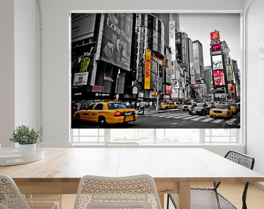 New York City Times Square Printed Picture Photo Roller Blind - RB685 - Art Fever - Art Fever
