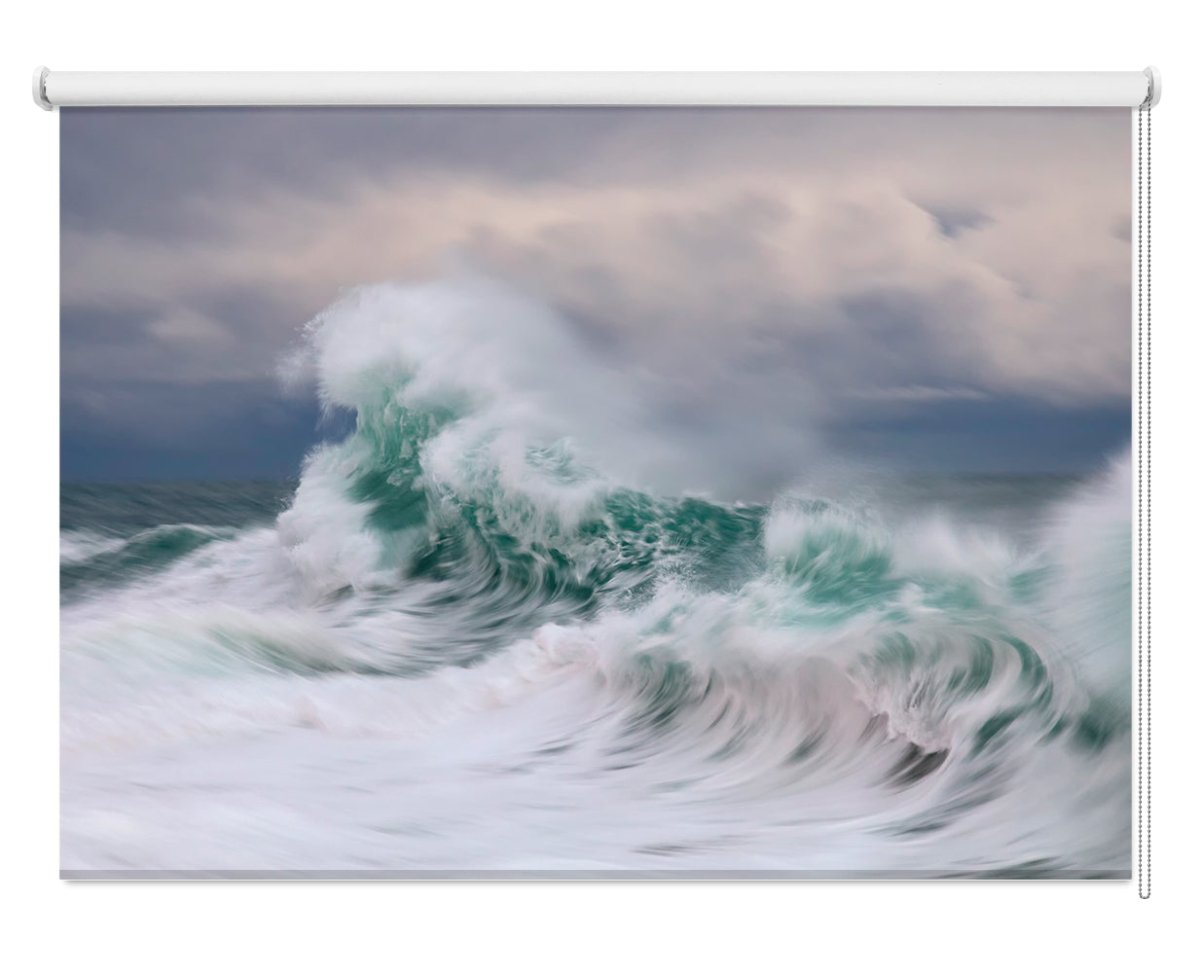 Ocean Storm Printed Photo Roller Blind - 1X1859600 - Art Fever - Art Fever