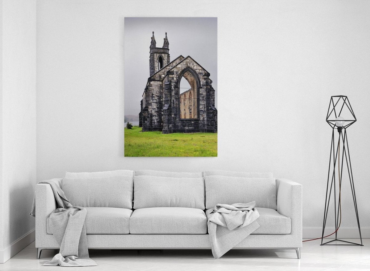 Old Church Dunlewy, Donegal, Ireland Printed Canvas Print Picture - SPC224 - Art Fever - Art Fever