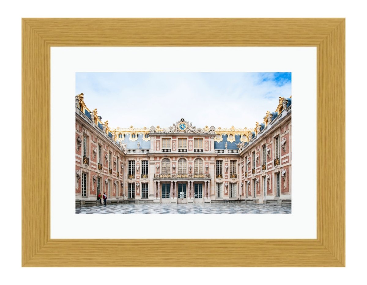 Outside View Of Marble Court At Palace Of Versailles Framed Mounted Print Picture - FP76 - Art Fever - Art Fever