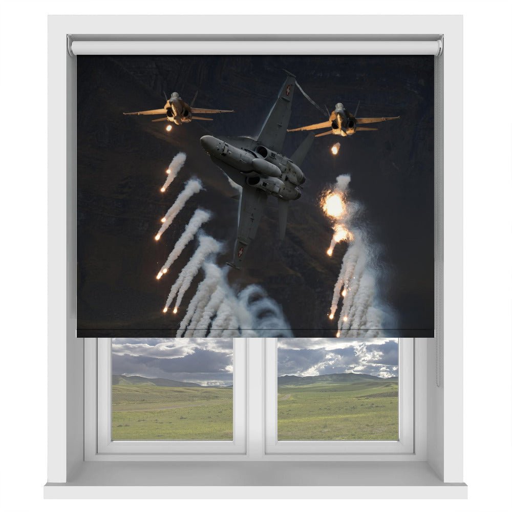Parade Military Plane Show Printed Picture Photo Roller Blind - 1X2638106 - Pictufy - Art Fever