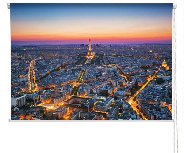 Paris at sunset Printed Picture Photo Roller Blind - RB285 - Art Fever - Art Fever