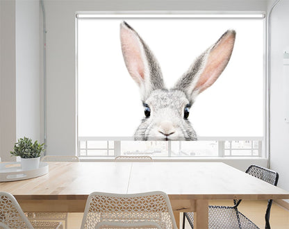 Peeking Bunny Printed Picture Photo Roller Blind - 1X2381972 - Art Fever - Art Fever