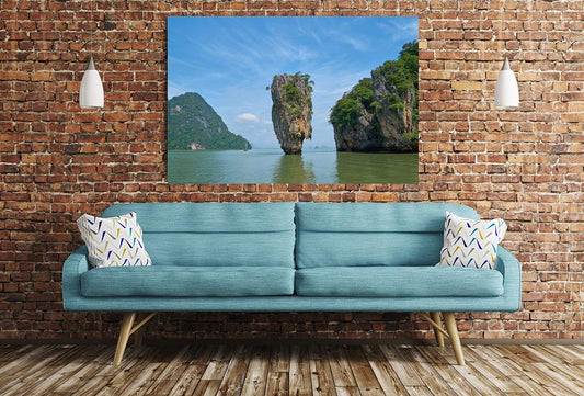 Phang Nga Bay Scene Image Printed Onto A Single Panel Canvas - SPC109 - Art Fever - Art Fever