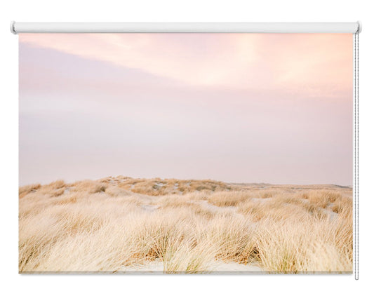 Pink Peach Sand Dunes Printed Picture Photo Roller Blind - 1X2434509 - Art Fever - Art Fever