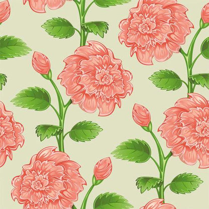 Pink Peony Floral Pattern Printed Picture Photo Roller Blind - RB529 - Art Fever - Art Fever