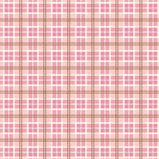 Pink Tartan Plaid Pattern Printed Picture Photo Roller Blind - RB614 - Art Fever - Art Fever