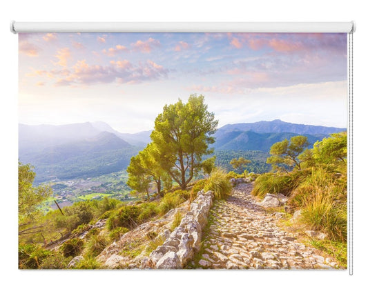 Pollensa In Mallorca landscape Printed Picture Photo Roller Blind - RB1136 - Art Fever - Art Fever