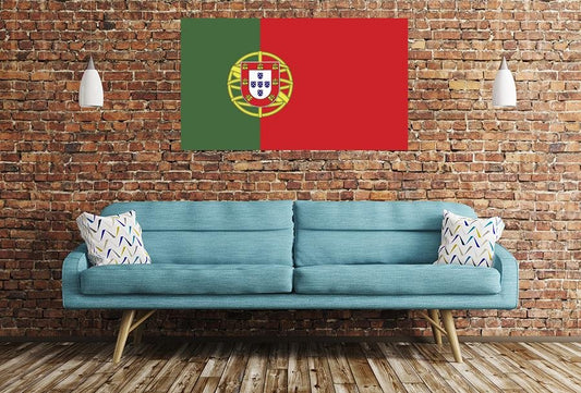 Portugal Flag Image Printed Onto A Single Panel Canvas - SPC52 - Art Fever - Art Fever