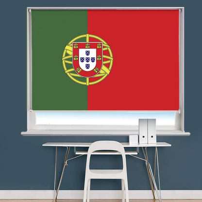 Portugal Flag Printed Picture Roller Blind - RB765 - Art Fever - Art Fever
