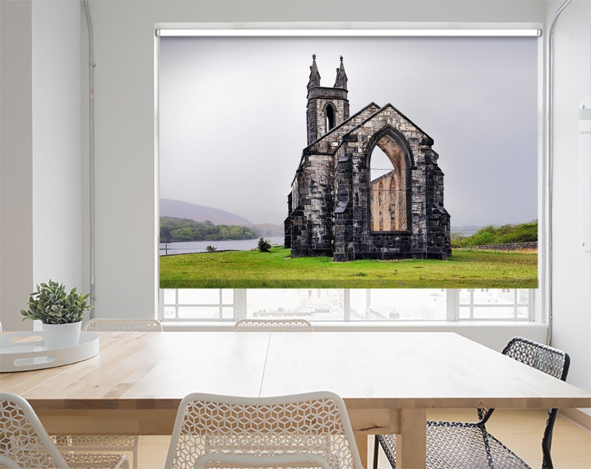 Printed Picture Photo Roller Blind The Ruined “Old Church Dunlewy, Donegal, Ireland - RB1017 - Art Fever - Art Fever