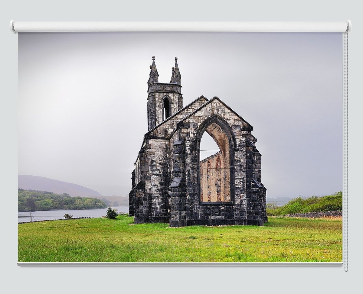Printed Picture Photo Roller Blind The Ruined “Old Church Dunlewy, Donegal, Ireland - RB1017 - Art Fever - Art Fever