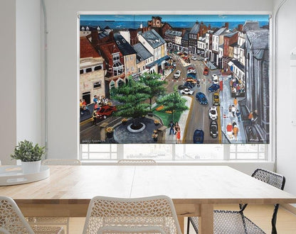 Quirky Tynemouth by Pam Morton Printed Picture Photo Roller Blind - RB866 - Art Fever - Art Fever