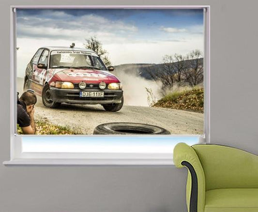 Rally Car Printed Picture Photo Roller Blind - RB304 - Art Fever - Art Fever