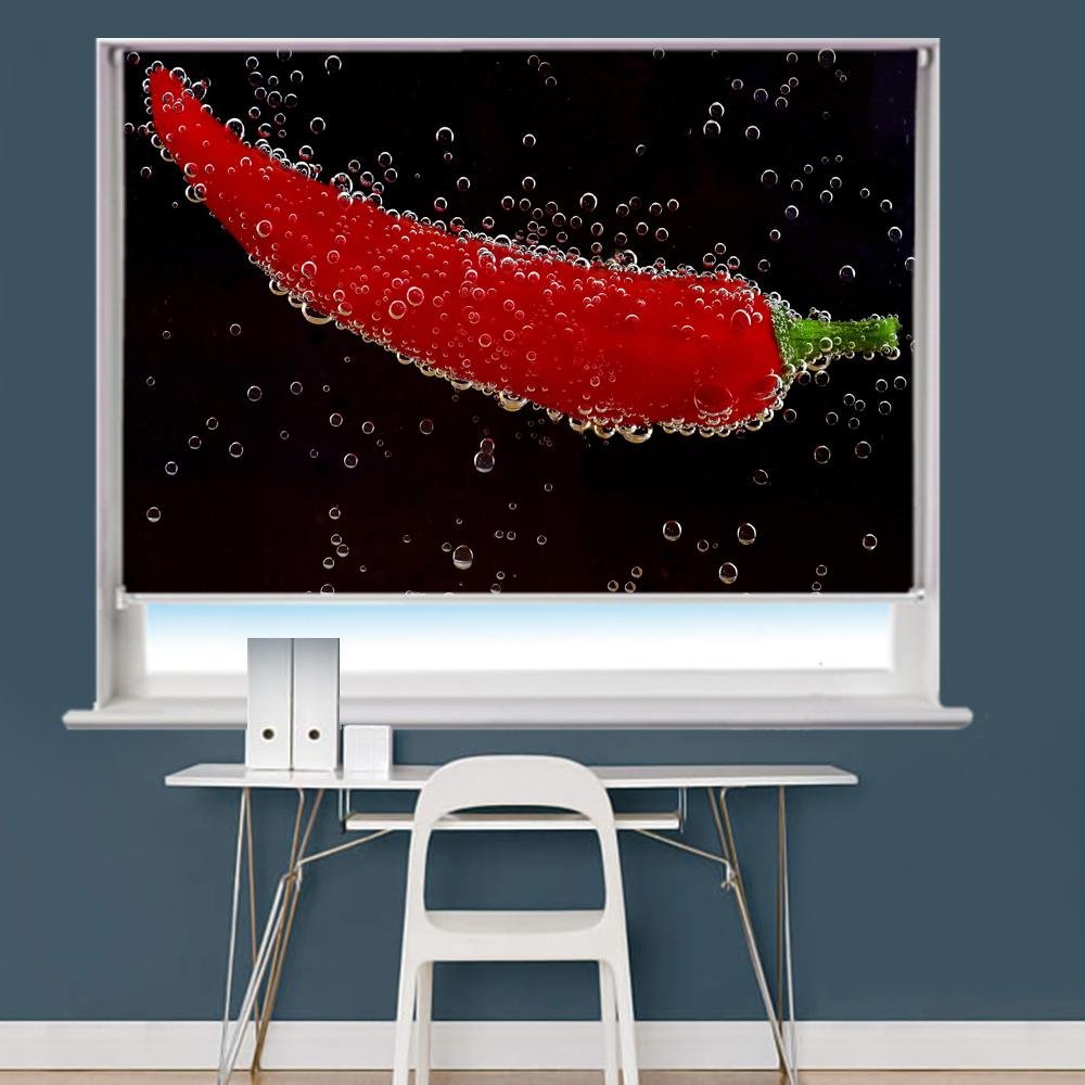 Red Pepper Image Printed Roller Blind - RB854 - Art Fever - Art Fever