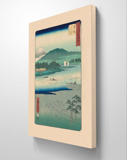 River Highway By Utagawa Hiroshige Vintage Travel Poster Canvas Print Picture Wall Art - 1X2565620 - Art Fever - Art Fever
