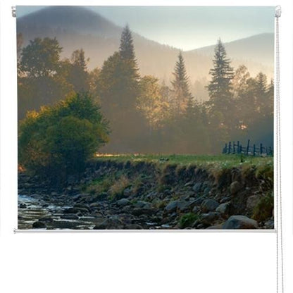 Riverbed In Morning Light Printed Picture Photo Roller Blind - RB101 - Art Fever - Art Fever