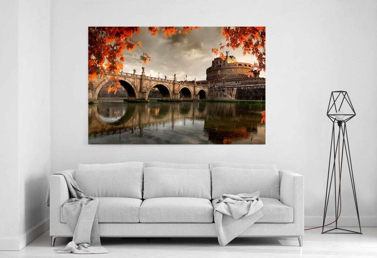 Roman Castle Of Saint Angelo In Autumn, Italy Canvas Print Picture - SPC274 - Art Fever - Art Fever
