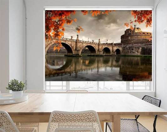 Roman Castle Of Saint Angelo In Italy Printed Picture Photo Roller Blind - RB1090 - Art Fever - Art Fever