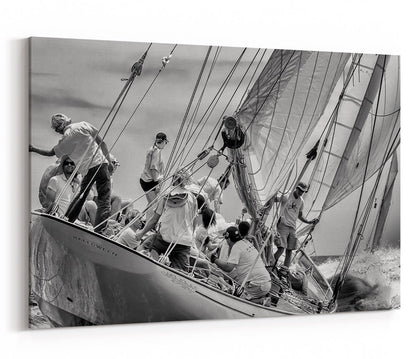Sailing Boat French Riviera Canvas Print Picture - 1X1257356 - Art Fever - Art Fever
