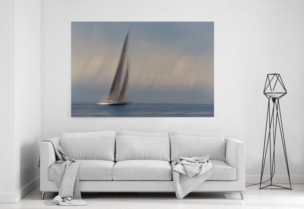 Sailing Boat Painting Effect Canvas Print Picture - 1X1805379 - Art Fever - Art Fever