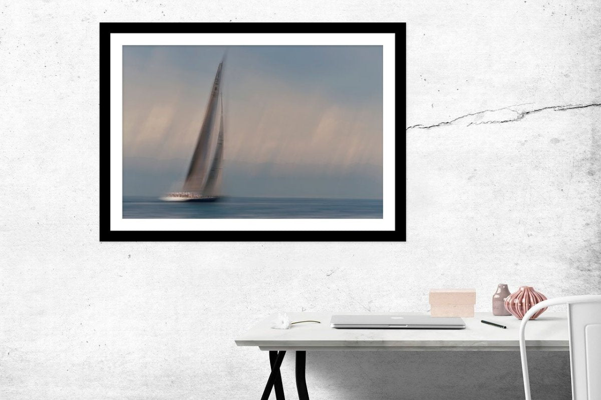 Sailing Boat Painting Effect Wall Art Framed Mounted Print Picture - 1X1805379 - Art Fever - Art Fever
