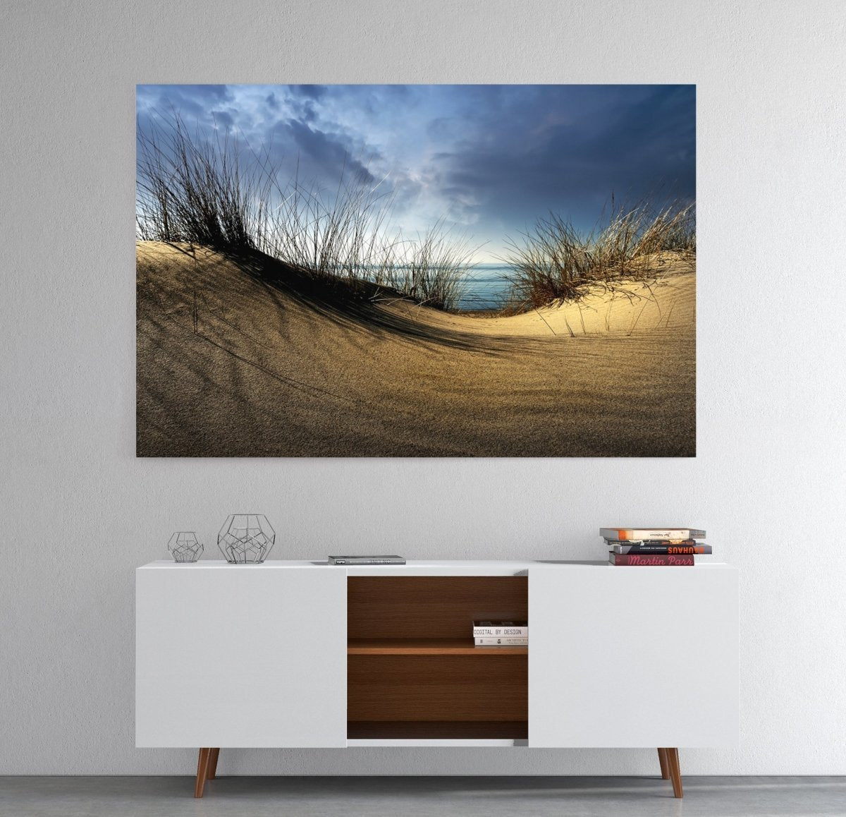 Sand Dunes Beach Scene Canvas Print Wall Art - 1X42673 - Art Fever - Art Fever
