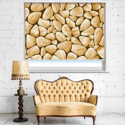 Sand Stone Effect Printed Photo Picture Roller Blind - RB394 - Art Fever - Art Fever