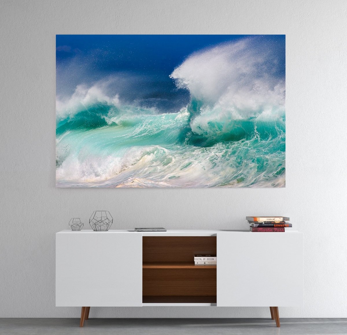 Shipwreck in the Ocean Canvas Print Wall Art - 1X32896 - Art Fever - Art Fever