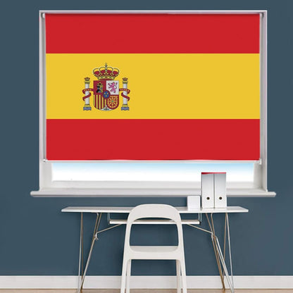 Spanish Espania Flag Printed Picture Roller Blind - RB753 - Art Fever - Art Fever