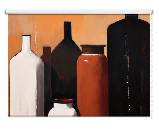 Still Life With Big Bottles Printed Picture Photo Roller Blind - 1X2485020 - Pictufy - Art Fever