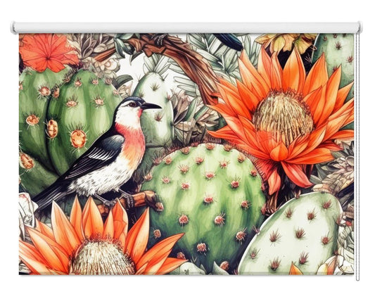 Succulents and Cactus Botanical Art Printed Picture Photo Roller Blind - 1X2589423 - Pictufy - Art Fever