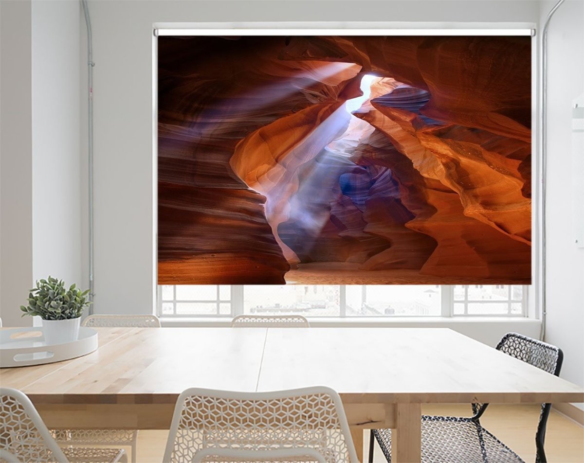 Sunlight through the Sandstone Canyon Printed Picture Photo Roller Blind - 1X40358 - Art Fever - Art Fever